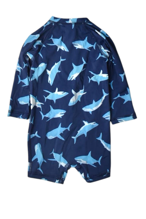 A Navy Rash Guards from Hanna Andersson in size 12-18M for boy. (Back View)