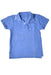 A Blue Short Sleeve Polos from Crewcuts in size 2T for boy. (Front View)
