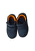 A Navy Sneakers from Timberland in size 18-24M for boy. (Back View)