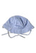 A Blue Sun Hats from Jacadi in size 0-3M for boy. (Back View)