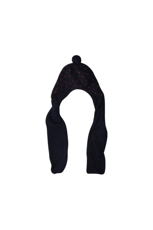 A Black Winter Hats from Jacadi in size 6-12M for neutral. (Front View)