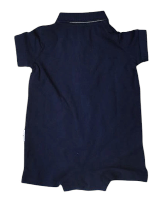 A Navy Short Sleeve Polos from Raph and Remy in size 0-3M for boy. (Back View)