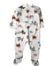 A Multicolour Onesies from Petit Bateau in size 12-18M for boy. (Back View)