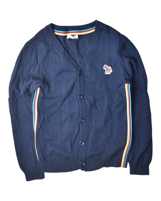 A Navy Cardigans from Paul Smith in size 5T for boy. (Front View)
