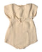 A Beige Short Sleeve Rompers from Condor Barcelona in size 0-3M for girl. (Front View)