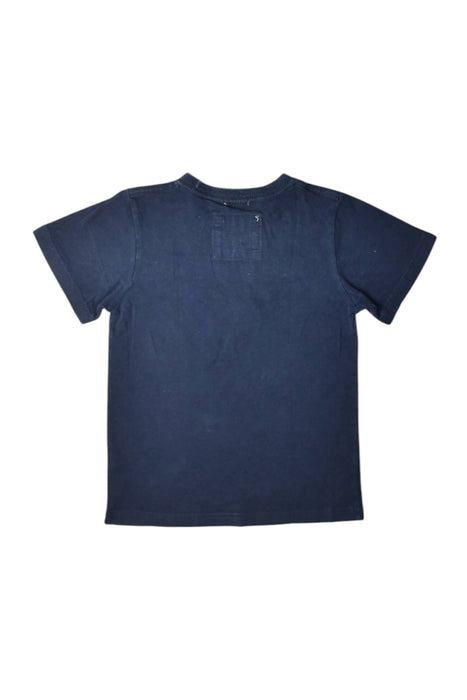 A Navy Short Sleeve T Shirts from Abercrombie  in size 6T for boy. (Back View)