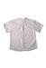 A White Short Sleeve Shirts from Chateau de Sable in size 6T for boy. (Back View)