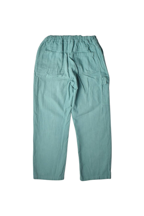 A Teal Casual Pants from Le Petit Society in size 6T for boy. (Back View)