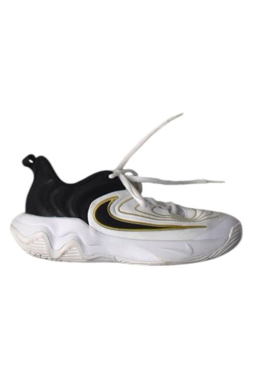 A Black Sneakers from Nike in size 10Y for boy. (Front View)