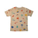 A Multicolour Short Sleeve T Shirts from Le Petit Society in size 8Y for boy. (Front View)
