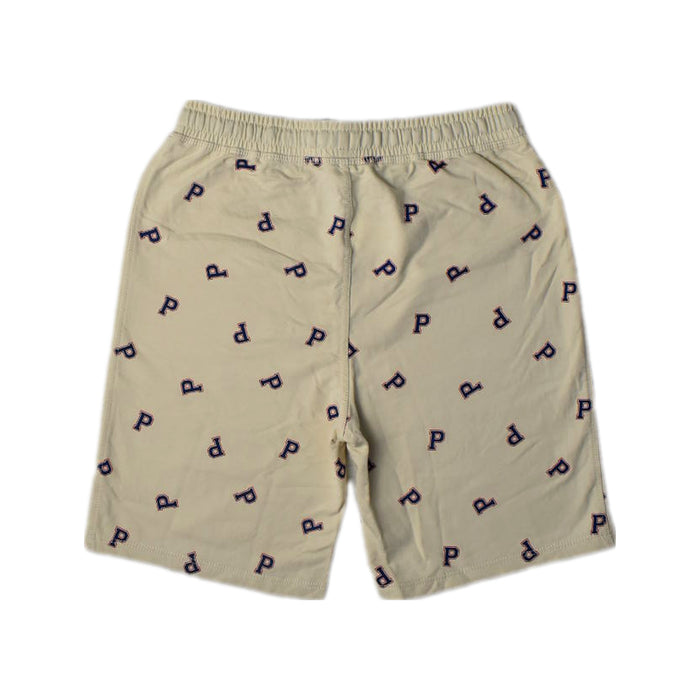A Beige Shorts from PONEY in size 9Y for boy. (Back View)