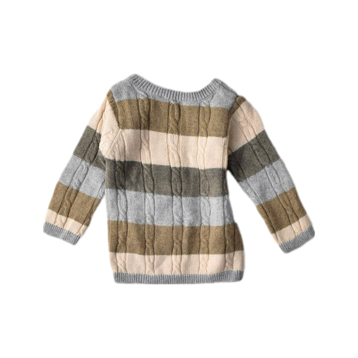 A Multicolour Knit Sweaters from Jacadi in size 3-6M for boy. (Back View)