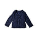 A Navy Blazers from Monnalisa in size 2T for girl. (Front View)