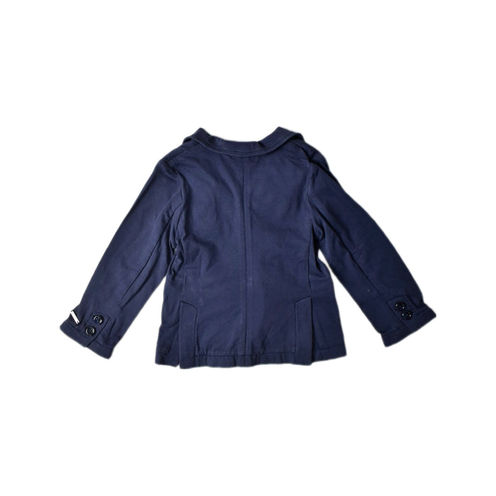 A Navy Blazers from Monnalisa in size 2T for girl. (Back View)