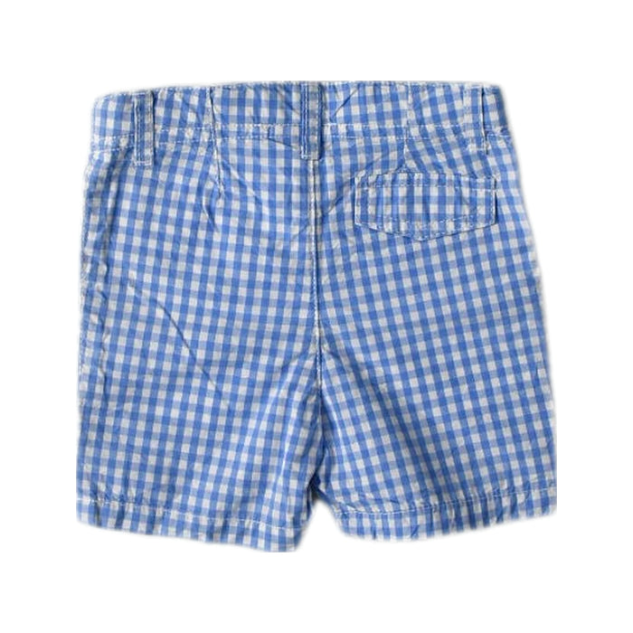 A Blue Shorts from Jacadi in size 6-12M for boy. (Back View)