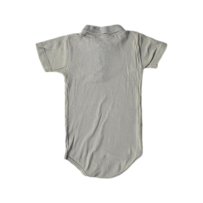 A Beige Short Sleeve Bodysuits from Petit Bateau in size 12-18M for boy. (Back View)