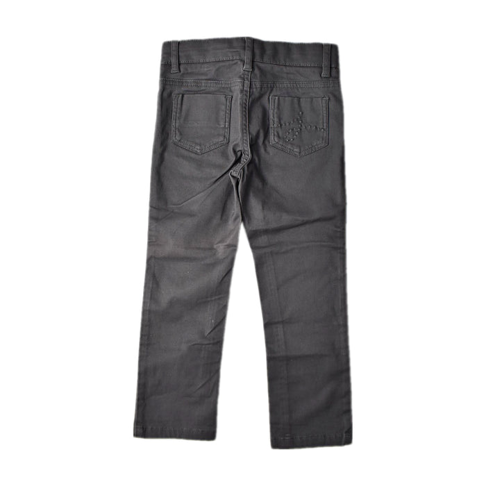 A Black Casual Pants from Jacadi in size 3T for girl. (Back View)