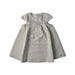A Ivory Short Sleeve Dresses from Tartine et Chocolat in size 3T for girl. (Front View)