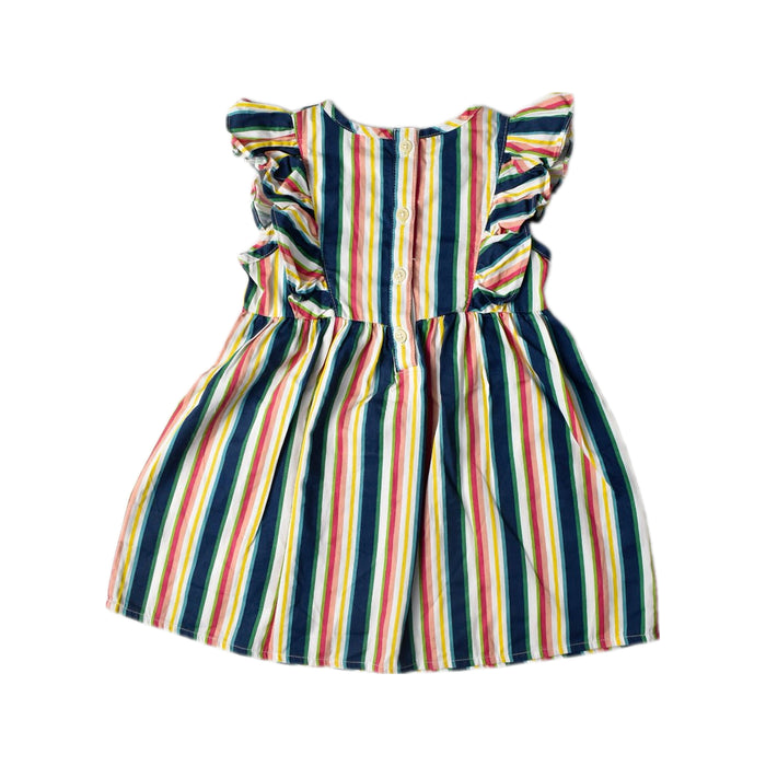 A Multicolour Sleeveless Dresses from Hunter + Boo in size 4T for girl. (Back View)