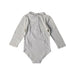 A White Long Sleeve Bodysuits from Cyrillus in size 6-12M for girl. (Back View)