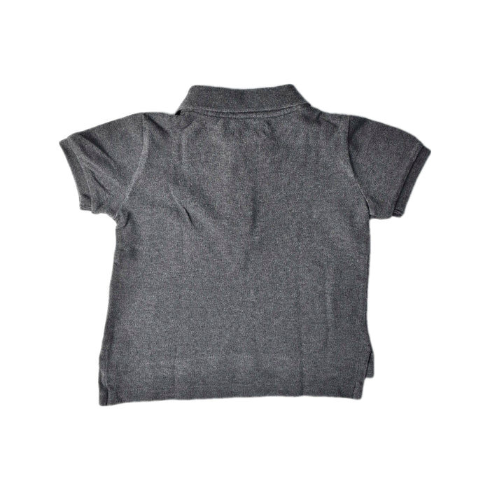 A Grey Short Sleeve Polos from Ralph Lauren in size 12-18M for boy. (Back View)