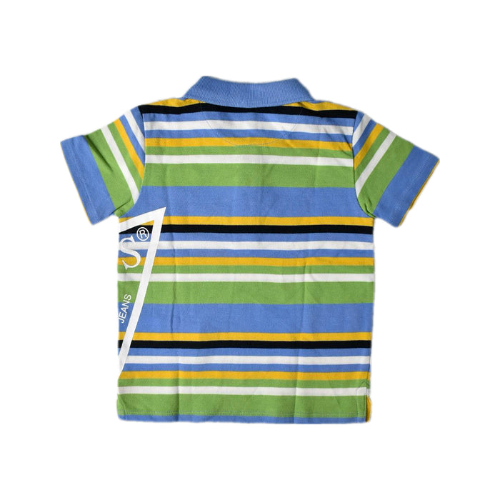 A Multicolour Short Sleeve Polos from Guess in size 3T for boy. (Back View)