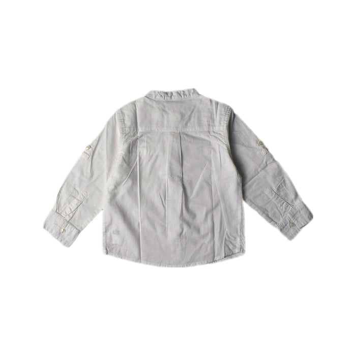 A White Long Sleeve Shirts from Chicco in size 2T for boy. (Back View)