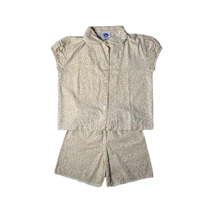 A Ivory Pyjama Sets from The Original Pyjama Company in size 4T for boy. (Front View)