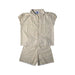 A Ivory Pyjama Sets from The Original Pyjama Company in size 4T for boy. (Front View)