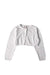 A White Cardigans from Confiture in size 4T for girl. (Front View)