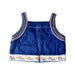 A Blue Sleeveless Tops from Gingersnaps in size 4T for girl. (Back View)