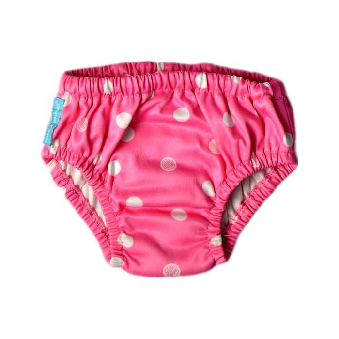 A Pink Swim Diapers from Charlie Banana in size M for boy. (Front View)