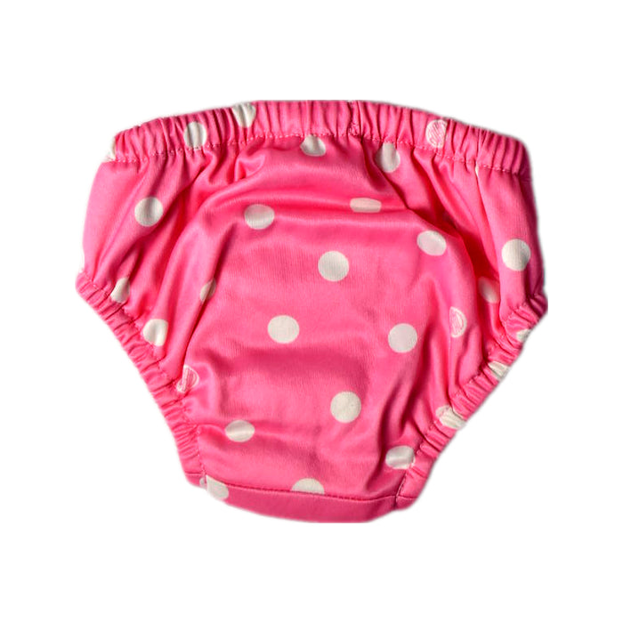 A Pink Swim Diapers from Charlie Banana in size M for boy. (Back View)