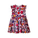 A Multicolour Sleeveless Dresses from Petit Bateau in size 8Y for girl. (Front View)