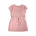 A Pink Short Sleeve Dresses from Seed in size 6T for girl. (Front View)
