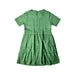 A Green Short Sleeve Dresses from Chateau de Sable in size 4T for girl. (Back View)