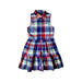 A Multicolour Sleeveless Dresses from Polo Ralph Lauren in size 6T for girl. (Front View)