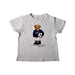 A White Short Sleeve T Shirts from Polo Ralph Lauren in size 3T for boy. (Front View)