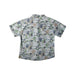 A Multicolour Short Sleeve Shirts from Chateau de Sable in size 6T for boy. (Back View)