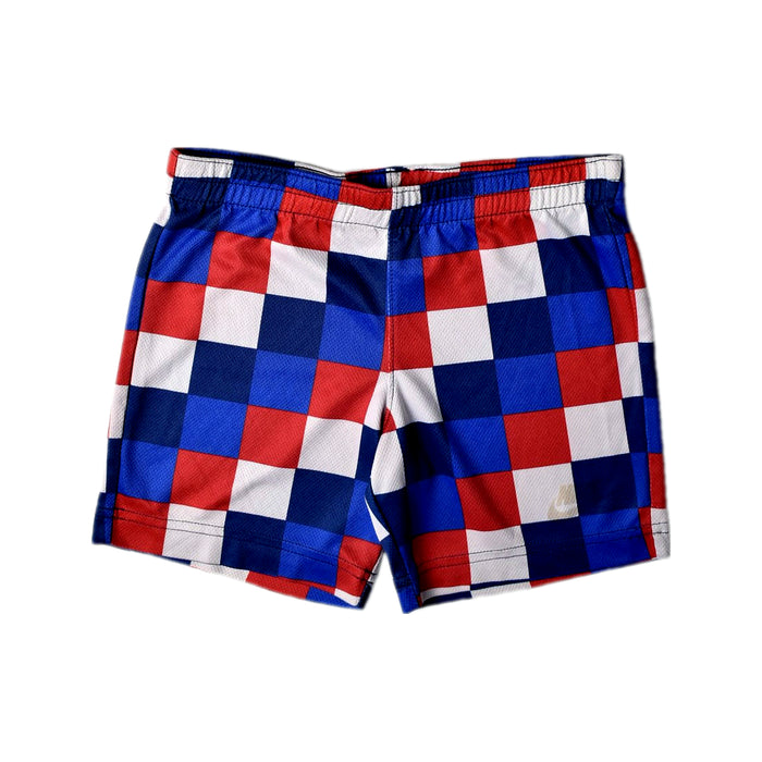 A Red Shorts from Nike in size 4T for boy. (Front View)
