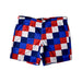 A Red Shorts from Nike in size 4T for boy. (Front View)