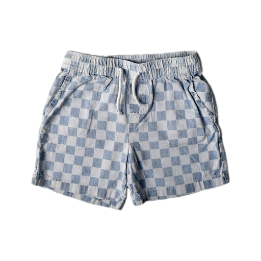 A Blue Shorts from Seed in size 5T for boy. (Front View)