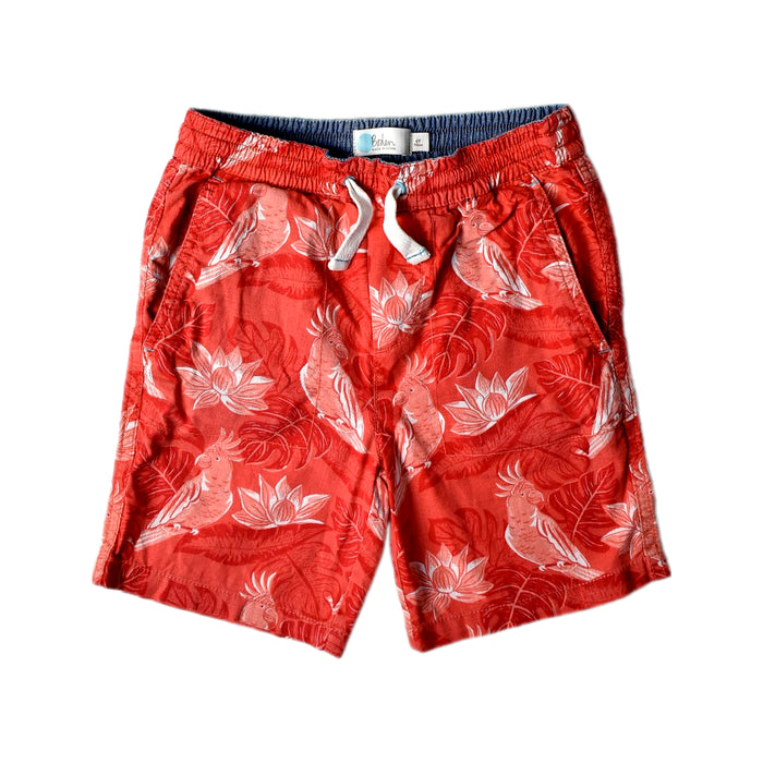 A Red Shorts from Boden in size 6T for boy. (Front View)