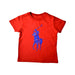 A Red Short Sleeve T Shirts from Polo Ralph Lauren in size 2T for boy. (Front View)
