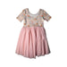 A Pink Short Sleeve Dresses from Disney X Elly in size 5T for girl. (Back View)