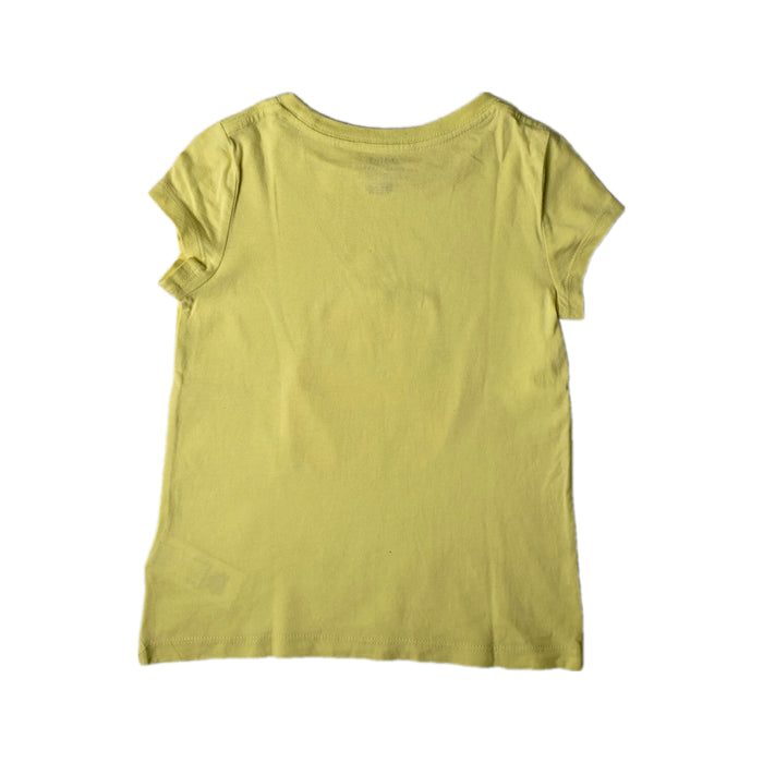 A Yellow Short Sleeve T Shirts from Polo Ralph Lauren in size 5T for girl. (Back View)