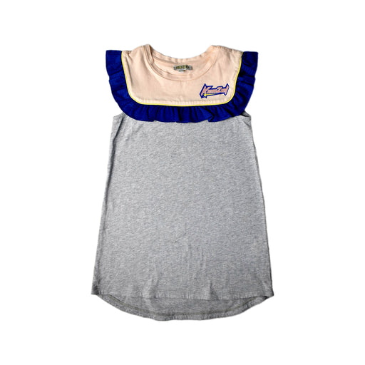 A Grey Sleeveless Dresses from Kenzo in size 6T for girl. (Front View)