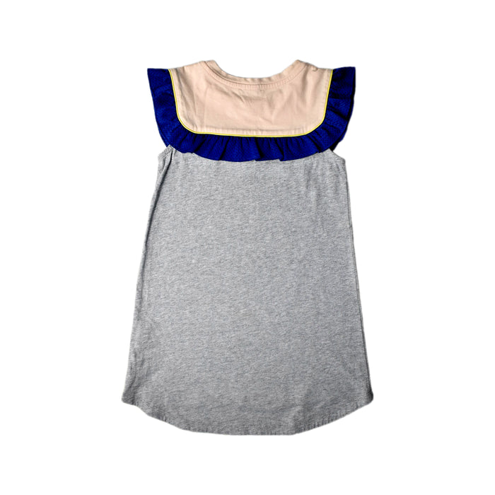 A Grey Sleeveless Dresses from Kenzo in size 6T for girl. (Back View)