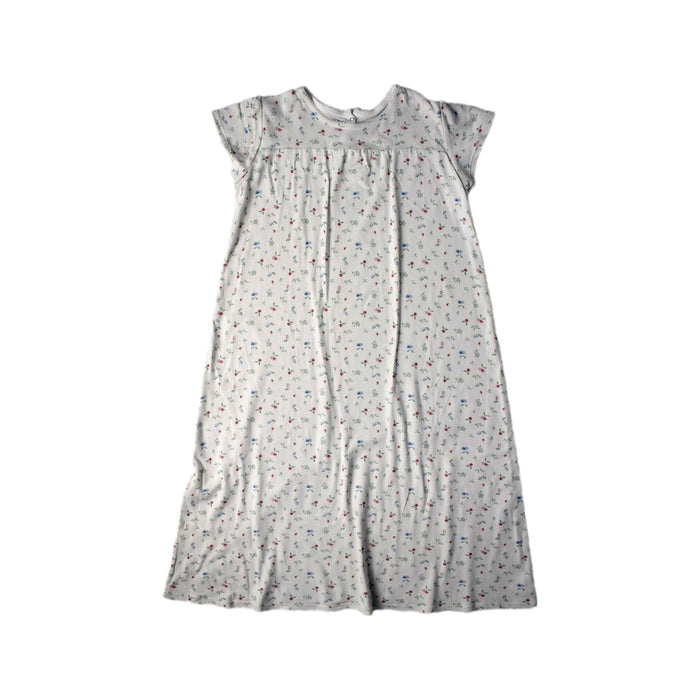 A White Short Sleeve Dresses from Petit Bateau in size 8Y for girl. (Front View)