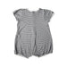 A White Short Sleeve Rompers from Petit Bateau in size 12-18M for girl. (Back View)
